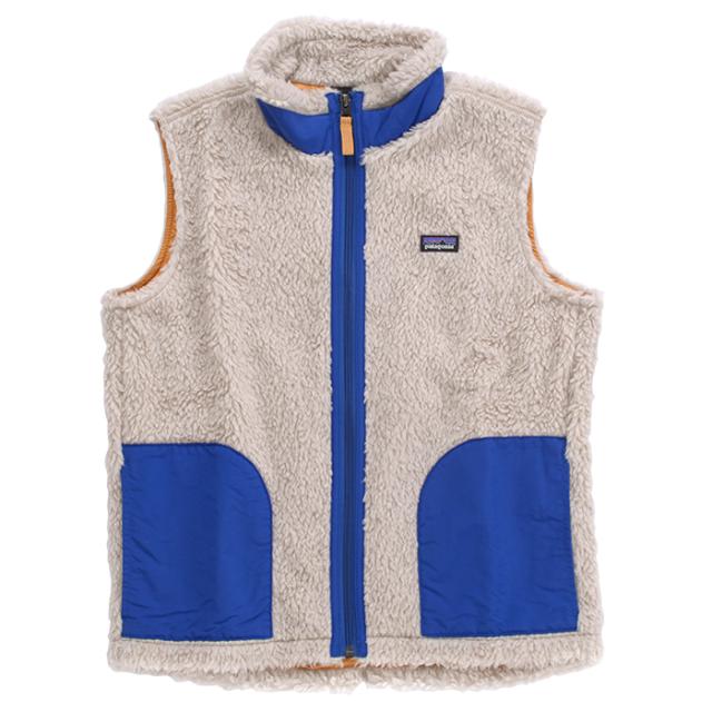 patagonia フリースベスト M クリーム色/グレー patagonia フリースベスト XL クリーム - メルカリ