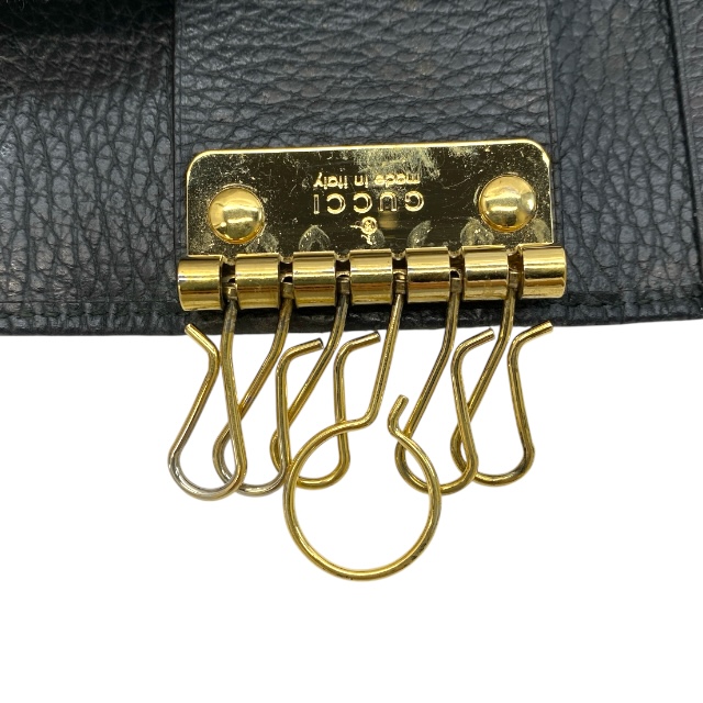 GUCCI グッチ 456118 GGマーモント 6連 キーケース キーリング ダブルG