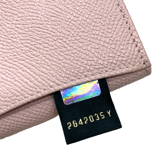 BVLGARI ブルガリ 33750 ブルガリブルガリ ロゴクリップ コインケース コインパース 小銭入れ カードケース ライトピンク レザー シルバー_8