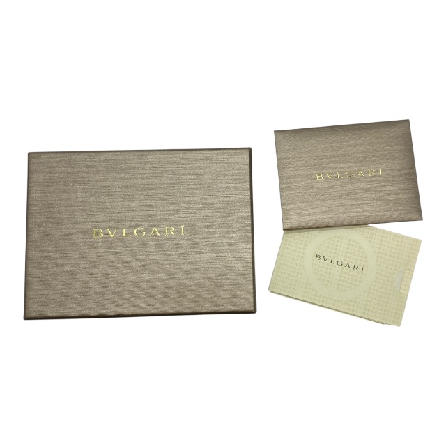 BVLGARI ブルガリ 33750 ブルガリブルガリ ロゴクリップ コインケース コインパース 小銭入れ カードケース ライトピンク レザー シルバー_9