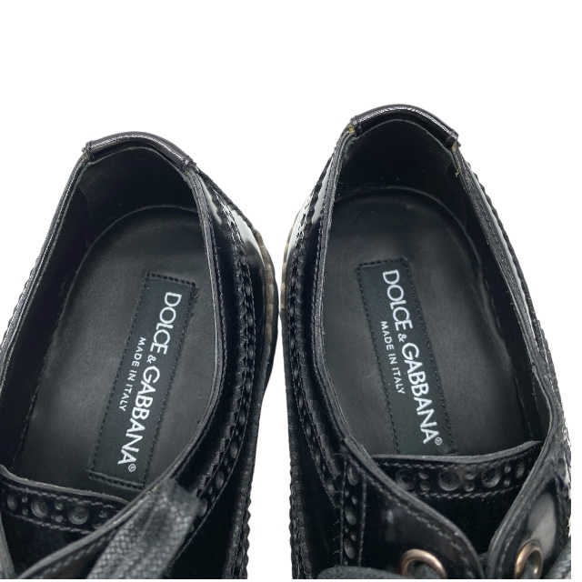 DOLCE＆GABBANA ドルチェ&ガッバーナ ドルガバ メダリオン ダービー