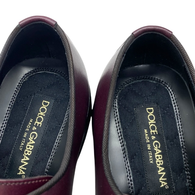 ドルチェ&ガッバーナ ドルガバ A20017 ローファー コンフォートシューズ ドレスシューズ ボルドー DOLCE&GABBANA[サイズ7(約26cm)] ドルチェ&ガッバーナ ドルガバ A20017 ローファー コンフォート