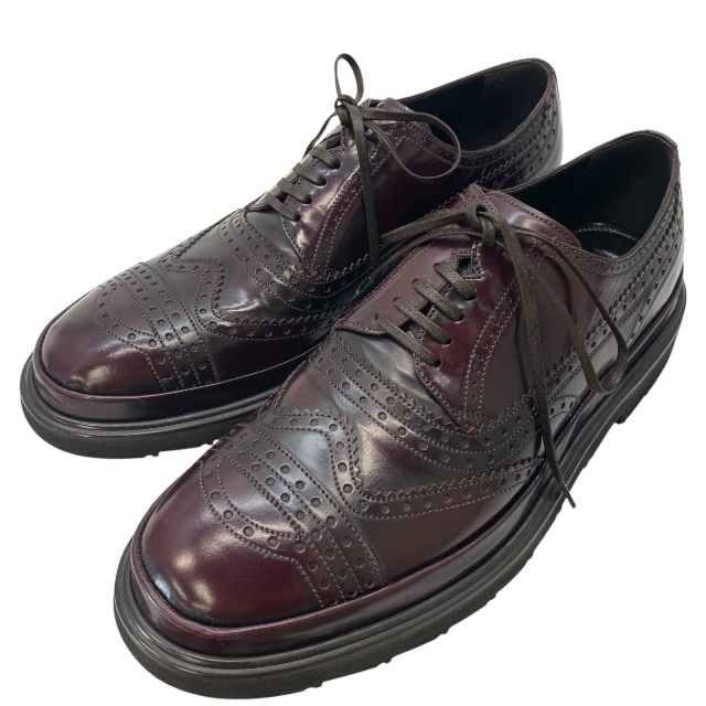 ドルチェ&ガッバーナ ドルガバ 5831 オックスフォード ドレスシューズ ローファー レザー ブラウン系 DOLCE&GABBANA[サイズ7(約26cm)]