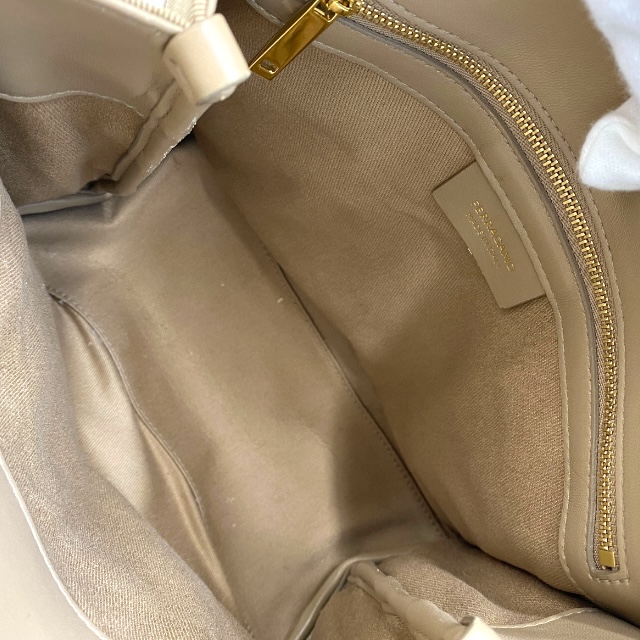 フェラガモ 214988 BEACHWEAR GROS ビーチウェア グロス ロゴ トートバッグ ハンドバッグ ベージュ ファブリック Salvatore Ferragamo_5