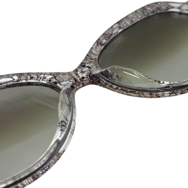 ドルチェ&ガッバーナ ドルガバ D&G DG4320-F 3161/6V サングラス アイウェア レースプリント ラウンド ロゴ シルバー グレー DOLCE&GABBANA_5