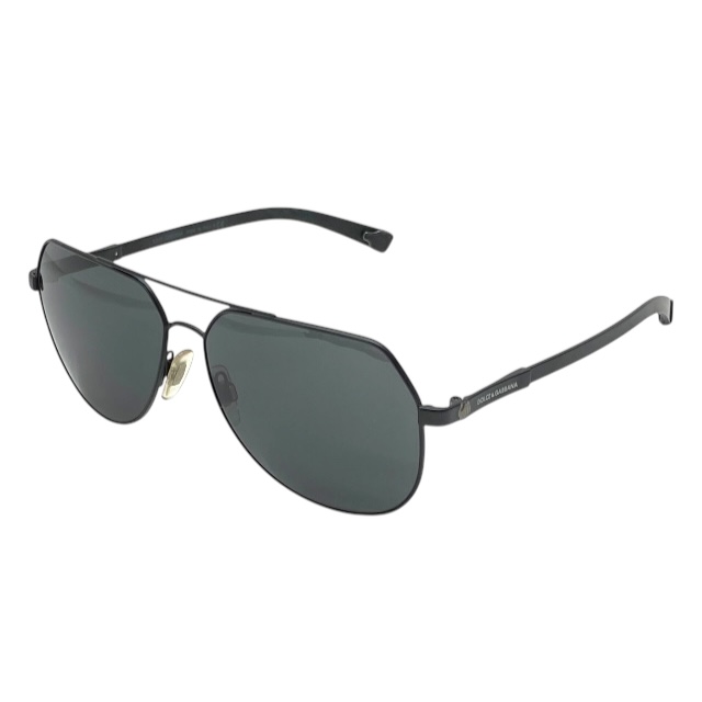 ドルチェ&ガッバーナ ドルガバ D&G DG2133 サングラス アイウェア ティアドロップ アビエイター マット ブラック DOLCE&GABBANA
