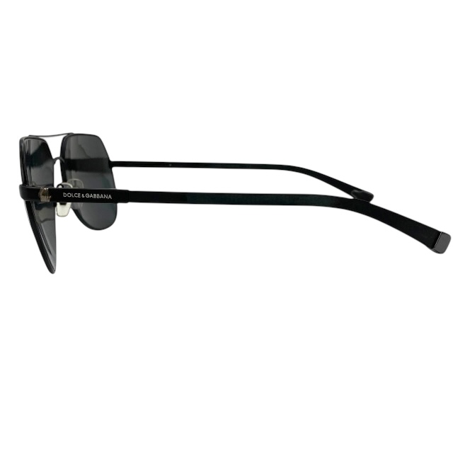 ドルチェ&ガッバーナ ドルガバ D&G DG2133 サングラス アイウェア ティアドロップ アビエイター マット ブラック DOLCE&GABBANA_2