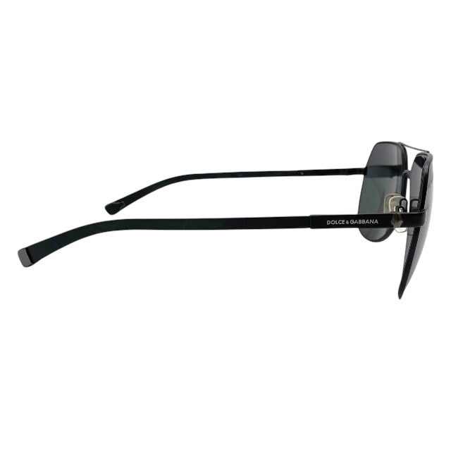 ドルチェ&ガッバーナ ドルガバ D&G DG2133 サングラス アイウェア ティアドロップ アビエイター マット ブラック DOLCE&GABBANA_4