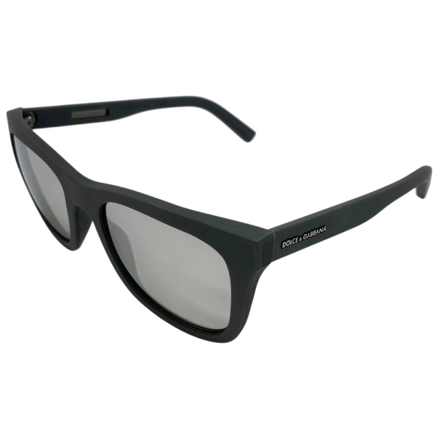 ドルチェ&ガッバーナ ドルガバ D&G DG2145 1267/6G サングラス アイウェア スクエア カラーレンズ ロゴ マット ブラック DOLCE&GABBANA