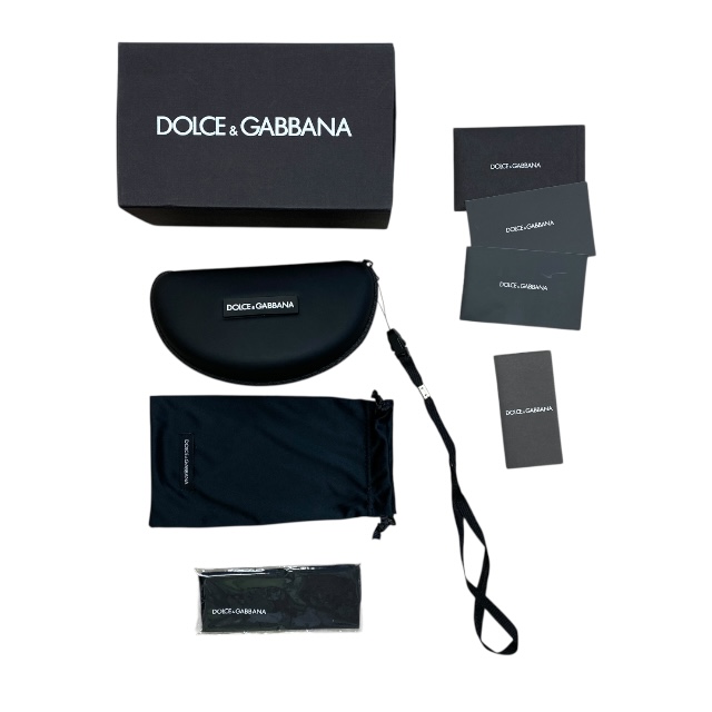 ドルチェ&ガッバーナ ドルガバ D&G DG2145 1267/6G サングラス アイウェア スクエア カラーレンズ ロゴ マット ブラック DOLCE&GABBANA_9