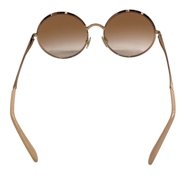 ドルチェ&ガッバーナ ドルガバ D&G DG2155 1293/13 サングラス アイウェア ラウンドフレーム ゴールド ピンク ロゴ DOLCE&GABBANA_3