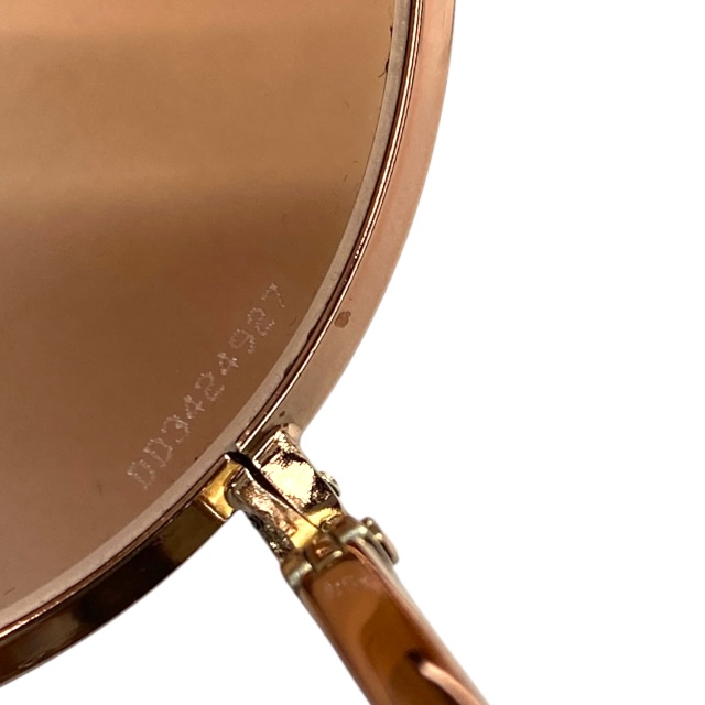 ドルチェ&ガッバーナ ドルガバ D&G DG2155 1293/13 サングラス アイウェア ラウンドフレーム ゴールド ピンク ロゴ DOLCE&GABBANA_6