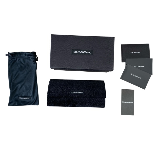 ドルチェアンドガッバーナ ドルガバ DG6105 3009 19 50□27 135 サングラス アイウェア ラウンド型 丸型 クリア ブルー DOLCE&GABBANA_9