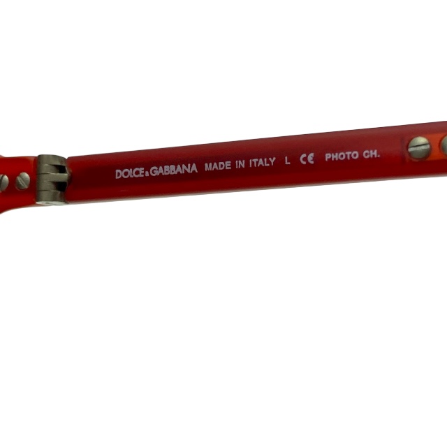 ドルチェアンドガッバーナ ドルガバ DG4196 550/32 61□15 130 サングラス おりたたみ アセテート アビエイター レッド DOLCE&GABBANA_6