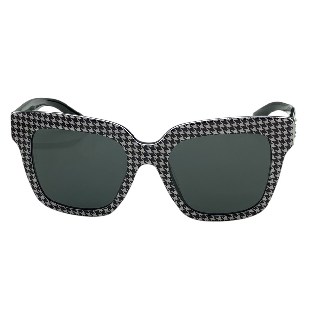 ドルチェ&ガッバーナ ドルガバ D&G DG4286-F 3079/87 サングラス アイウェア ハウンドトゥース スクエア ブラック ロゴ DOLCE&GABBANA_1