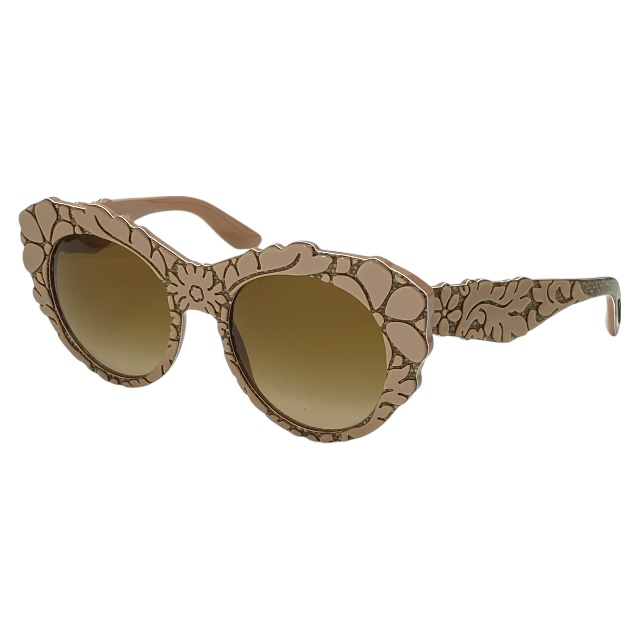 ドルチェアンドガッバーナ 弗ガバ DG4267 3001/13 53□20 140 黒眼鏡 アイウェア キャットアイ  DOLCE&GABBANA
