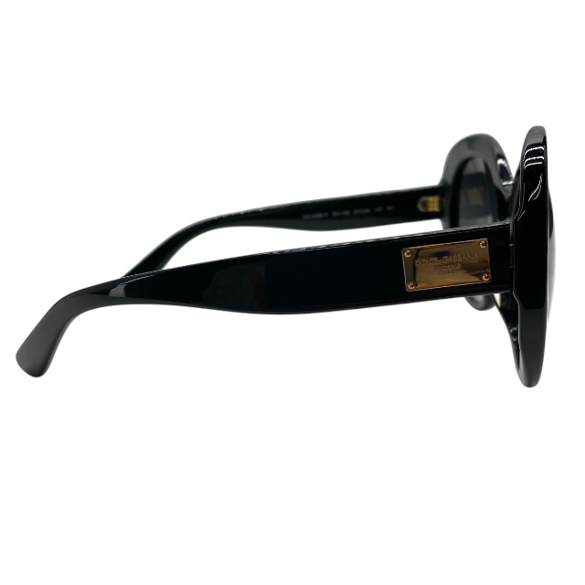 ドルチェ&ガッバーナ ドルガバ D&G DG4295-F 501/8G サングラス アイウェア ラウンド ブラック ロゴ DOLCE&GABBANA_4