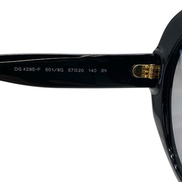 ドルチェ&ガッバーナ ドルガバ D&G DG4295-F 501/8G サングラス アイウェア ラウンド ブラック ロゴ DOLCE&GABBANA_8