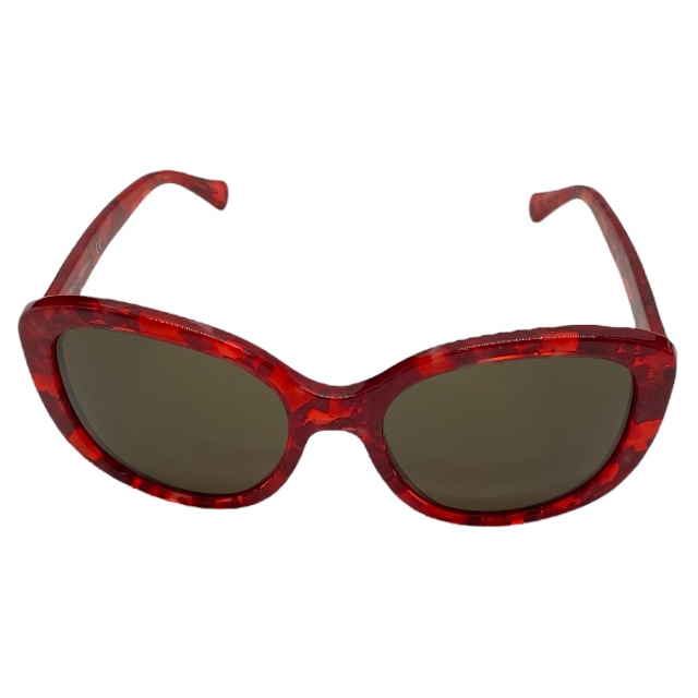 ドルチェ&ガッバーナ ドルガバ DG4248 2923/73 55□19 140 サングラス アイウェア レッド ラウンドフレーム DOLCE&GABBANA_1