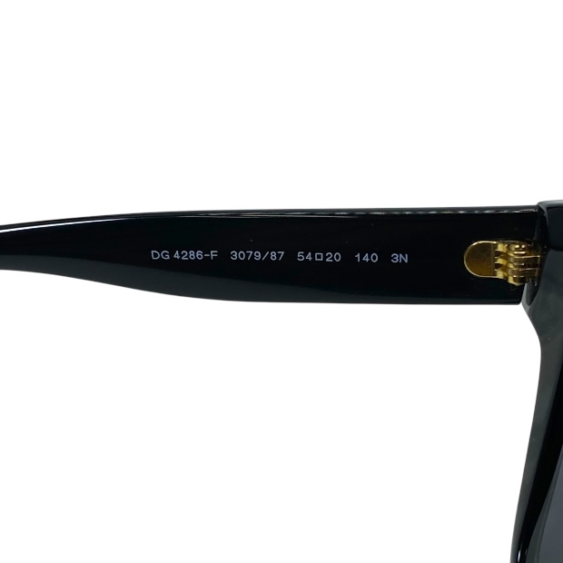 ドルチェ&ガッバーナ ドルガバ D&G DG4286-F 3079/87 サングラス アイウェア ハウンドトゥース スクエア ブラック ロゴ DOLCE&GABBANA_6