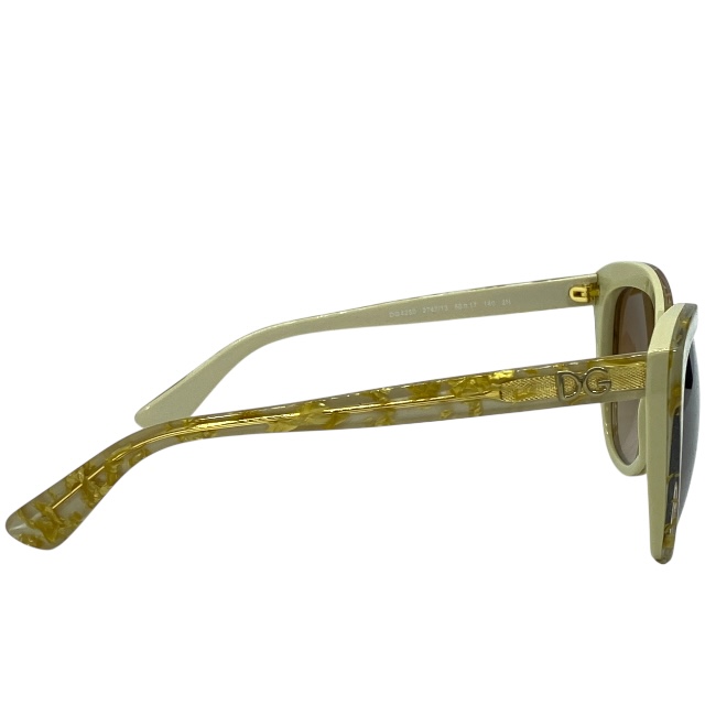 ドルチェ&ガッバーナ ドルガバ D&G DG4250 2747/13 56□17 140 2N サングラス アイウェア マーブルゴールド ロゴ DOLCE&GABBANA_2