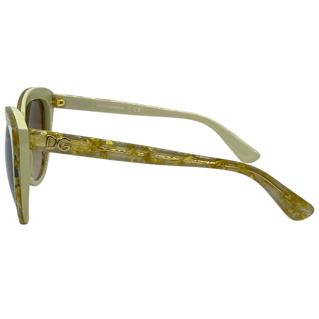 ドルチェ&ガッバーナ ドルガバ D&G DG4250 2747/13 56□17 140 2N サングラス アイウェア マーブルゴールド ロゴ DOLCE&GABBANA_4