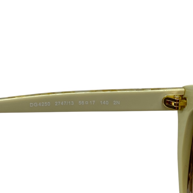 ドルチェ&ガッバーナ ドルガバ D&G DG4250 2747/13 56□17 140 2N サングラス アイウェア マーブルゴールド ロゴ DOLCE&GABBANA_6