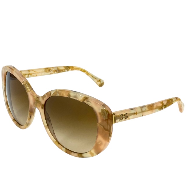 ドルチェ&ガッバーナ ドルガバ D&G DG4248 2928/13 55□19 140 2N サングラス アイウェア マーブルベージュ ロゴ DOLCE&GABBANA