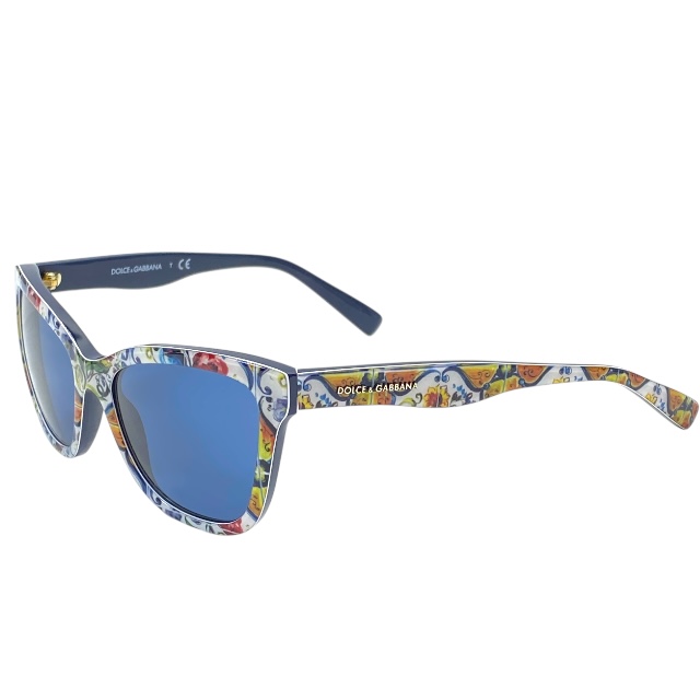 ドルチェ&ガッバーナ ドルガバ キッズ D&G DG4237 307/80 47□15 130 3N サングラス アイウェア ネイビー フラワー ロゴ DOLCE&GABBANA