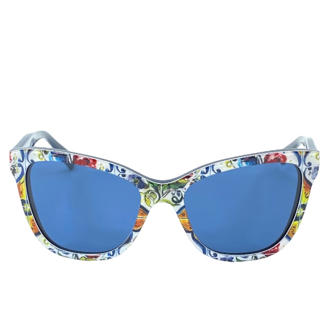 ドルチェ&ガッバーナ ドルガバ キッズ D&G DG4237 307/80 47□15 130 3N サングラス アイウェア ネイビー フラワー ロゴ DOLCE&GABBANA_1