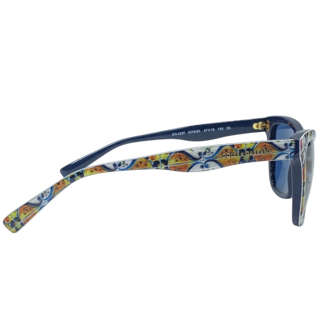 ドルチェ&ガッバーナ ドルガバ キッズ D&G DG4237 307/80 47□15 130 3N サングラス アイウェア ネイビー フラワー ロゴ DOLCE&GABBANA_2