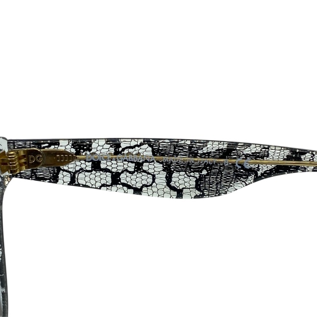 ドルチェ&ガッバーナ ドルガバ D&G DG4190-A 1901/8G 54□19 140 3N サングラス アイウェア ブラック クリア ロゴ DOLCE&GABBANA_5
