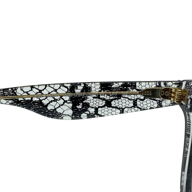 ドルチェ&ガッバーナ ドルガバ D&G DG4190-A 1901/8G 54□19 140 3N サングラス アイウェア ブラック クリア ロゴ DOLCE&GABBANA_6