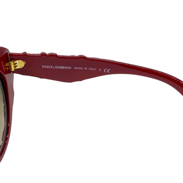 ドルチェ&ガッバーナ ドルガバ D&G DG4267-F 2999/13 53□20 140 3N サングラス アイウェア キャットアイ レッド DOLCE&GABBANA_5