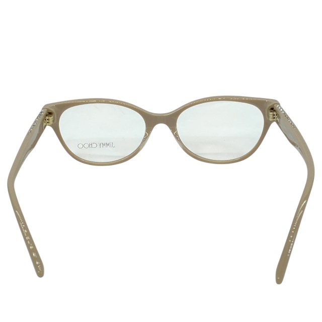 ジミーチュウ JC 3003BU 5015 52□17 140 眼鏡 メガネ アイウェア ラインストーン ロゴ ベージュ JIMMY CHOO_3