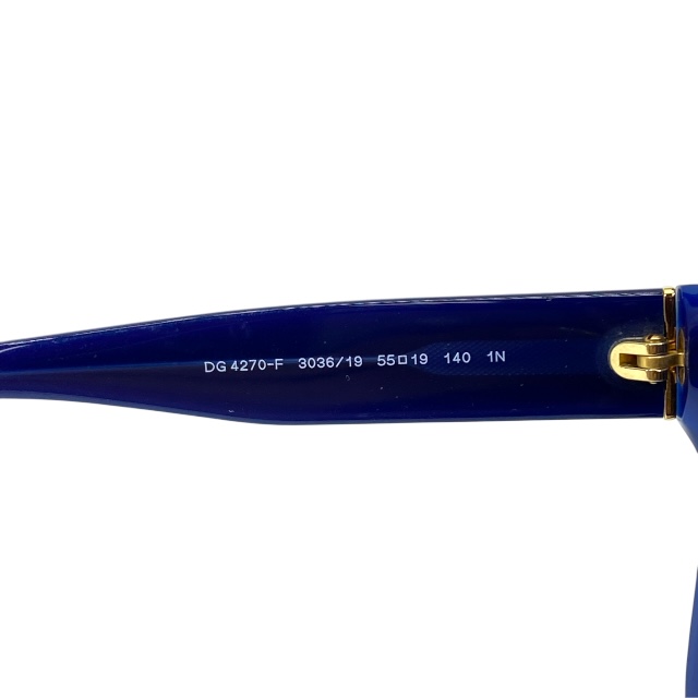 ドルチェ&ガッバーナ ドルガバ DG4270-F 3036/19 55□19 140 1N サングラス アイウェア シチリアン カレット ブルー ロゴ DOLCE&GABBANA_6