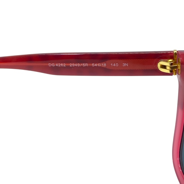 ドルチェ&ガッバーナ ドルガバ D&G DG4262 2949/5R 54□18 140 3N サングラス アイウェア ミラーレンズ レオパード ピンク DOLCE&GABBANA_6