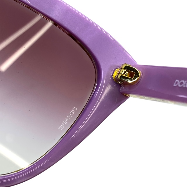 ドルチェ&ガッバーナ ドルガバ D&G DG4250 2921/T3 56□17 140 3P サングラス アイウェア キャットアイ パープル グレー DOLCE&GABBANA_8