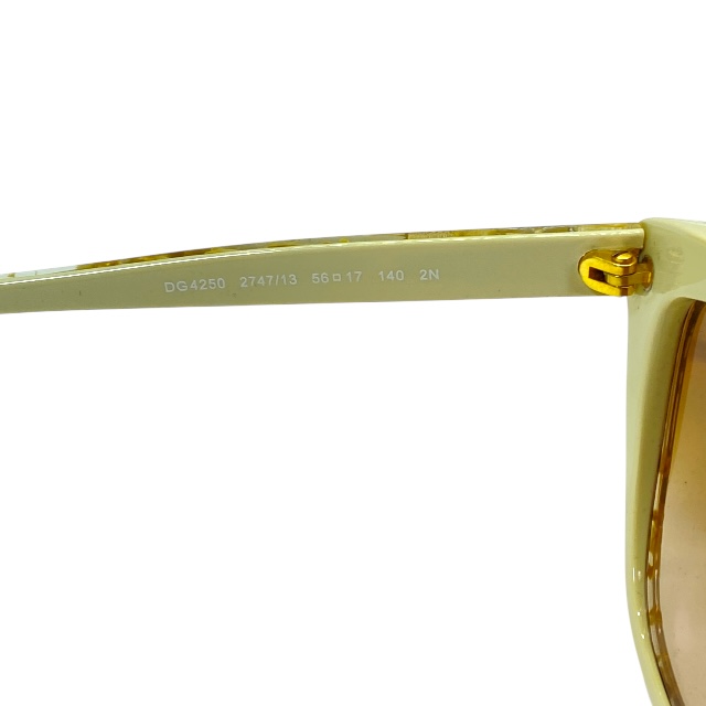 ドルチェ&ガッバーナ ドルガバ D&G DG4250 2747/13 56□17 140 2N サングラス アイウェア スクエアフレーム ベージュ DOLCE&GABBANA_6