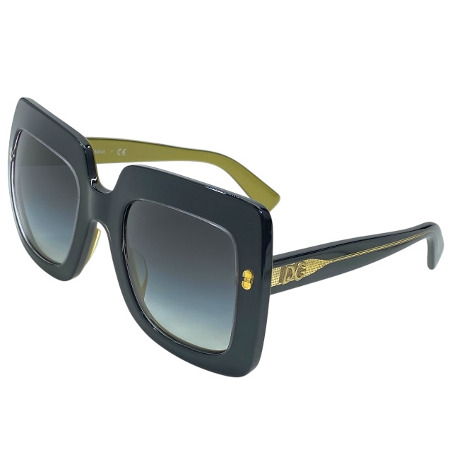ドルチェ&ガッバーナ ドルガバ D&G DG4263 2955/8G 50□25 140 3N サングラス アイウェア ラウンドフレーム ブラック DOLCE&GABBANA