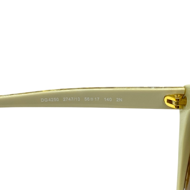 ドルチェ&ガッバーナ ドルガバ D&G DG4250 2747/13 56□17 140 2N サングラス アイウェア スクエアフレーム ベージュ DOLCE&GABBANA_6