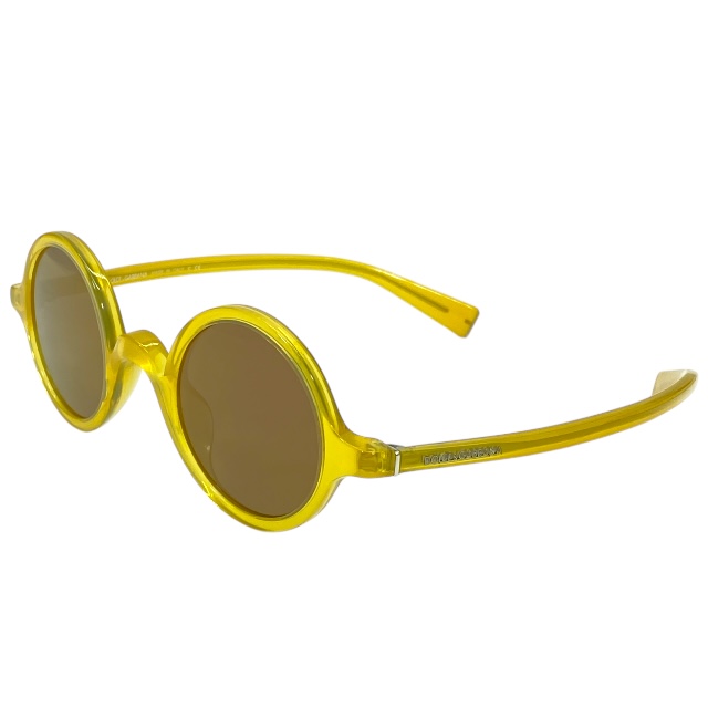 ドルチェ&ガッバーナ 弗ガバ D&G DG4303 652/F9 39□24 140 3N キッズ 黒眼鏡 アイウェア ラウンドひな型 黄色 DOLCE&GABBANA