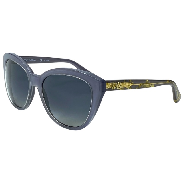 ドルチェ&ガッバーナ ドルガバ D&G DG4250 2921/T3 56□17 140 3P サングラス アイウェア キャットアイ パープル グレー DOLCE&GABBANA