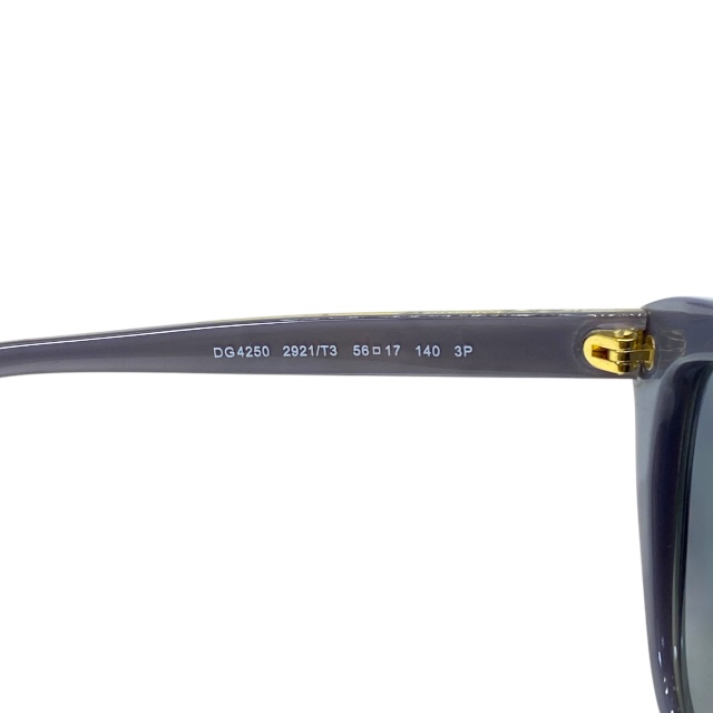 ドルチェ&ガッバーナ ドルガバ D&G DG4250 2921/T3 56□17 140 3P サングラス アイウェア キャットアイ パープル グレー DOLCE&GABBANA_6