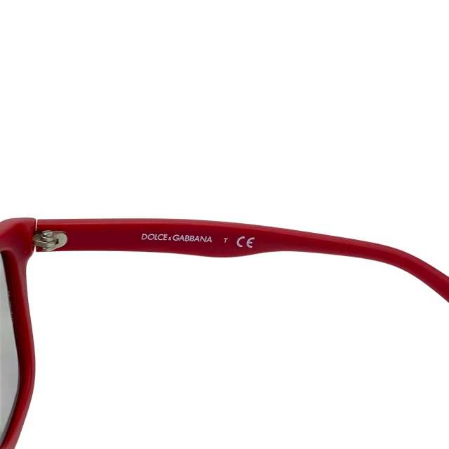 ドルチェ&ガッバーナ ドルガバ D&G DG4238 2909/6G 47□16 130 2N キッズ サングラス アイウェア スクエアフレーム レッド DOLCE&GABBANA_5