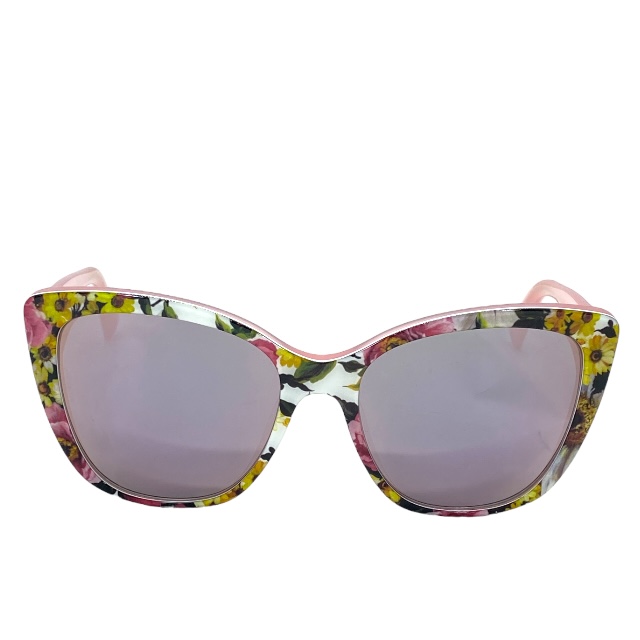 ドルチェ&ガッバーナ ドルガバ D&G DG4216 2939/5R 55□17 140 3N サングラス アイウェア キャットアイ ピンク ロゴ DOLCE&GABBANA_1