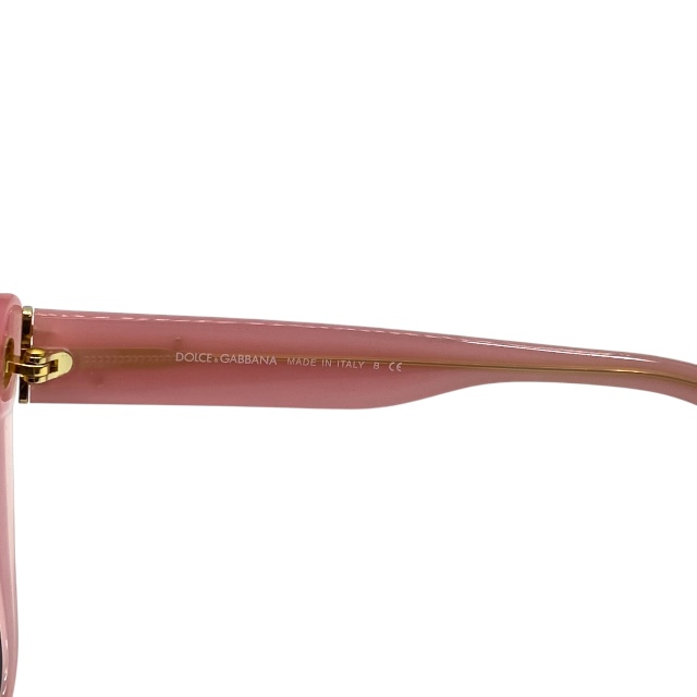 ドルチェ&ガッバーナ ドルガバ D&G DG4216 2939/5R 55□17 140 3N サングラス アイウェア キャットアイ ピンク ロゴ DOLCE&GABBANA_5