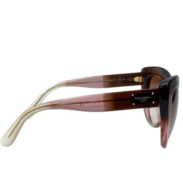 ドルチェ&ガッバーナ ドルガバ D&G DG4287-F 3060/13 53□21 140 2N サングラス アイウェア キャットアイ ボルドー DOLCE&GABBANA_2