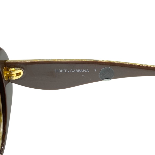 ドルチェ&ガッバーナ ドルガバ D&G DG4198 2746/13 54□18 135 3N サングラス アイウェア キャットアイ ブラウン ゴールド DOLCE&GABBANA_7