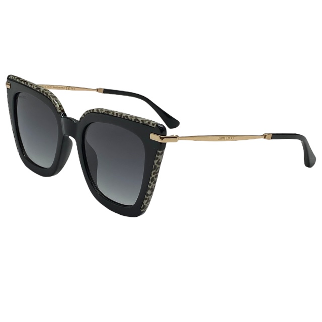 ジミーチュウ CIARA/G/S FP390 145 52□22 サングラス アイウェア キャットアイ レオパード ゴールド ブラック ロゴ JIMMY CHOO